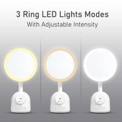 Portronics MOVO II 3-in-1 Wireless Charger with Makeup Mirror & Speaker