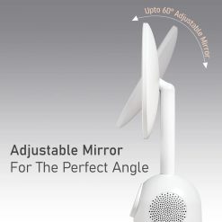 Portronics MOVO II 3-in-1 Wireless Charger with Makeup Mirror & Speaker