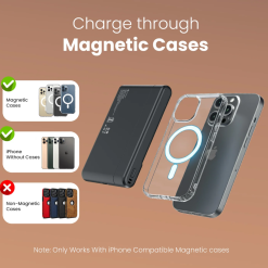 Portronics Power Shutter Air 10K 10000mah powerbank with 15W wireless charging, 22.5W PD output, magnetic hold, and slim design. Buy online in India.