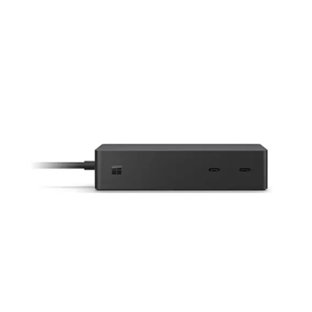 This Microsoft Surface W8Z-00015 Docking Station 2 comes with 199W Power Supply, Dual 4K Support, USB-C & USB-A Ports, You can buy it online in India