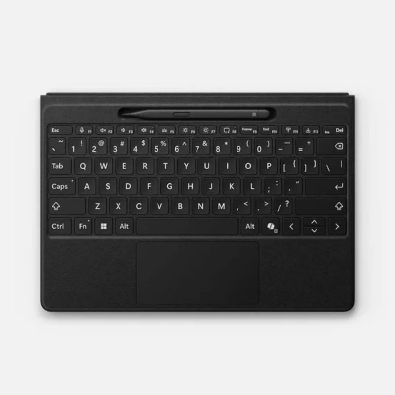 Surface Pro Flex Keyboard with Slim Pen 2 Black with Bluetooth LE, haptic touchpad, Copilot key. Compatible with Surface Pro 11/10/9/8. Buy online in India.