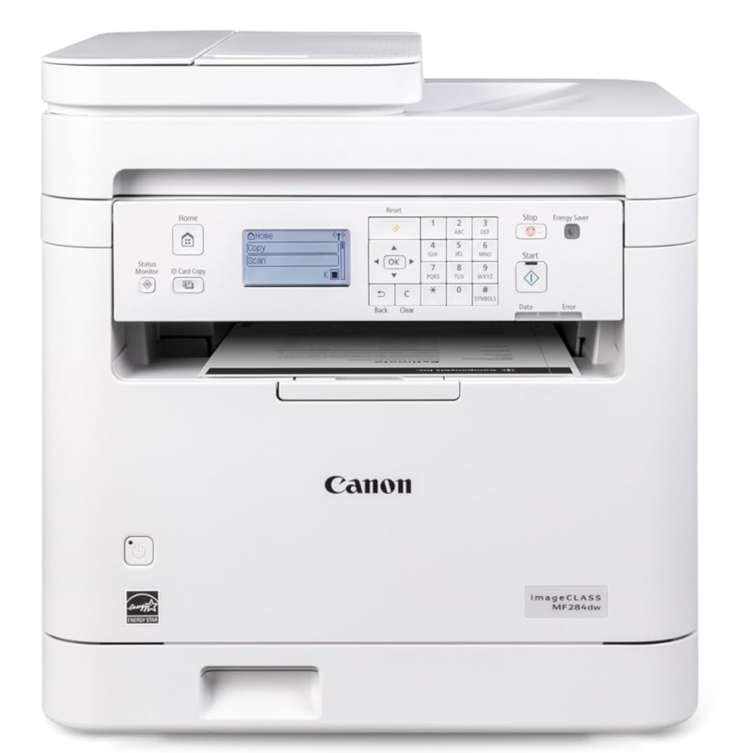 Canon MF284dw Laser Printer Buy Online India at Best Price with Easy EMI, Debit Card EMI and Buy Now Pay Later for home and office use.
