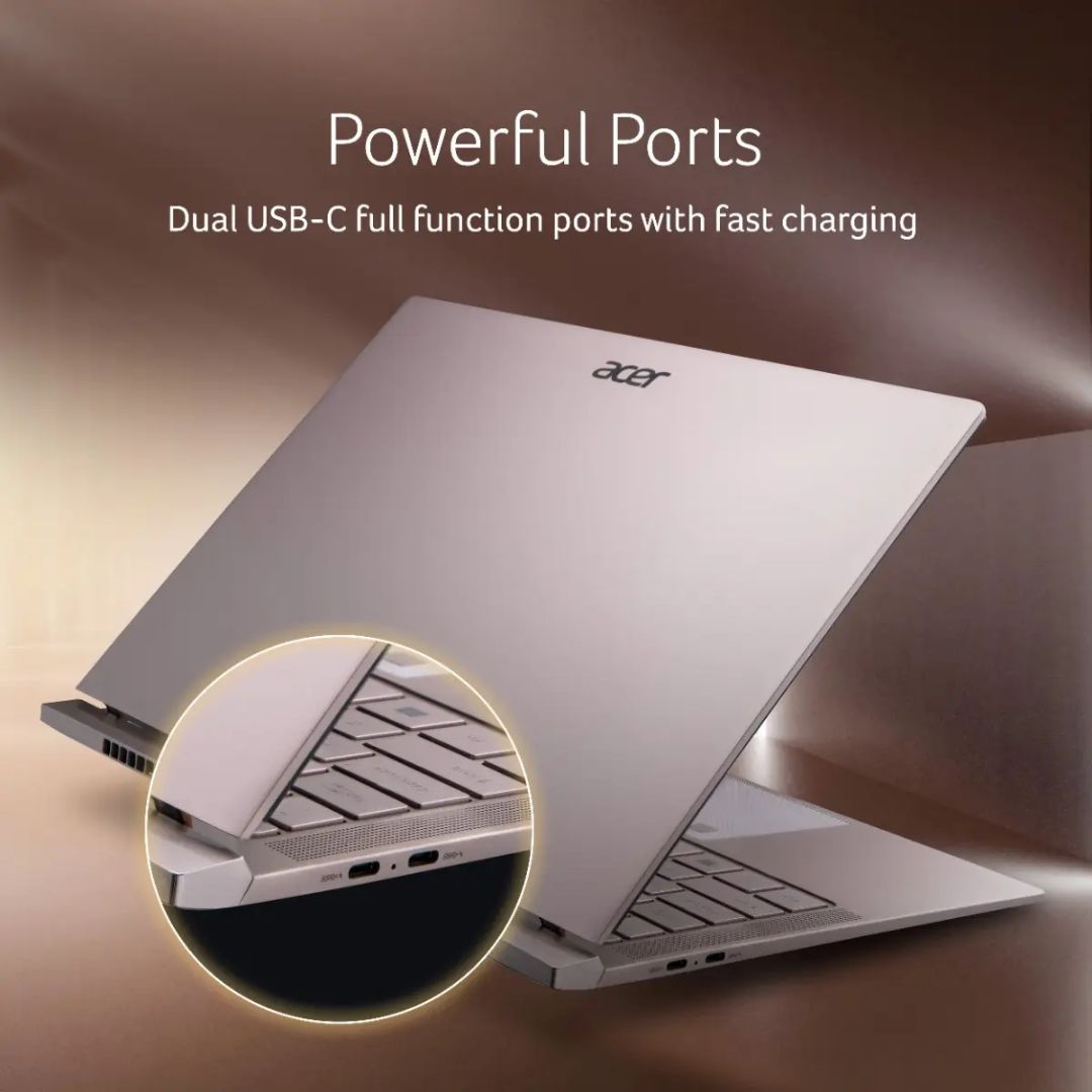 Acer Swift Neo Ultra 5 Laptop EMI in India with 16GB RAM, 512GB SSD, OLED display, Win+Office 2024. Buy Online at Best Price with EMI.