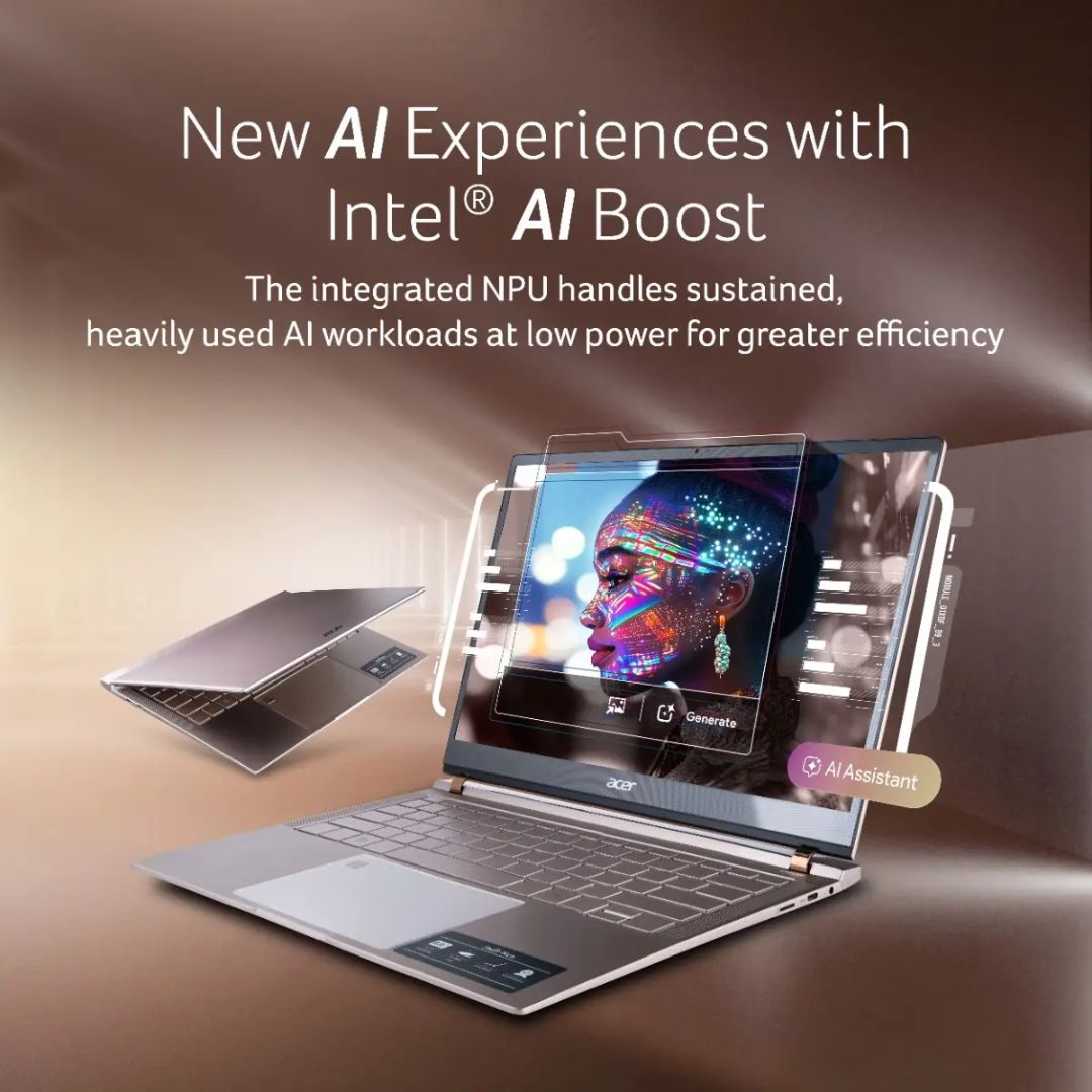 Acer Swift Neo Ultra 5 Laptop EMI in India with 16GB RAM, 512GB SSD, OLED display, Win+Office 2024. Buy Online at Best Price with EMI.