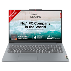Lenovo IdeaPad Slim 3 Ryzen 7 Laptop Price in India with 16GB RAM, 512GB SSD and Windows 11 at best price online with EMI options.