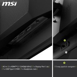 MSI MAG 321UP QD-OLED 4K Gaming Monitor Easy EMI