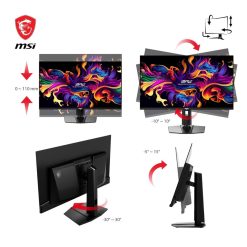 MSI MAG 321UPX QD-OLED Gaming Monitor Easy EMI Buy Online at Best Price in India with 240Hz 4K UHD display Zero Downpayment available