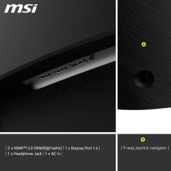 MSI MAG 32CQ6F 32-inch Curved Gaming Monitor 