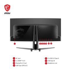 MSI MAG 341CQP 32-inch QD-OLED Curved Gaming Monitor