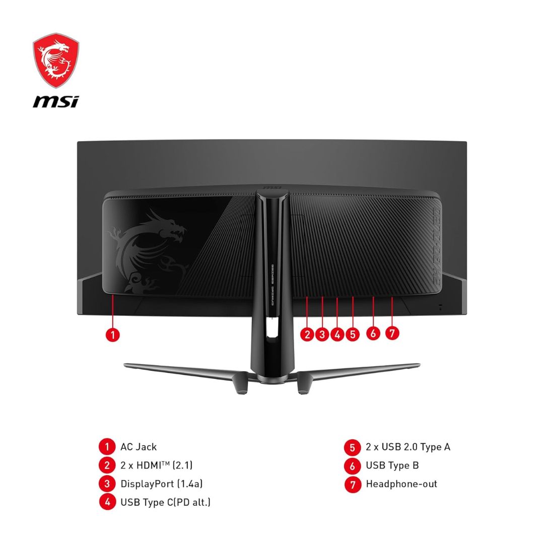 MSI MAG 341CQP 32-inch QD-OLED Curved Gaming Monitor
