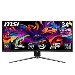 MSI MPG 341CQPX 34-Inch QD-OLED Curved Gaming Monitor