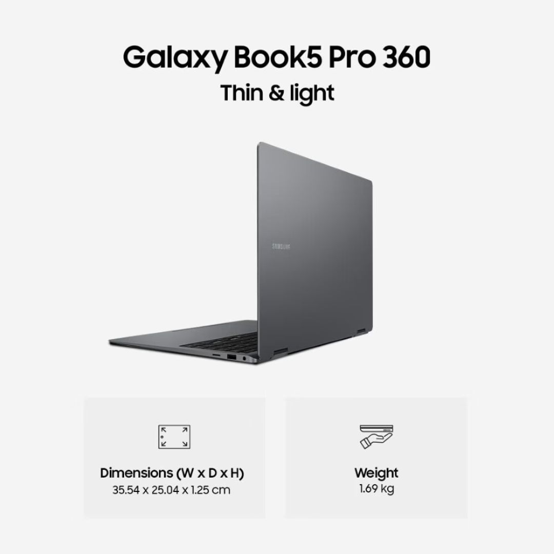Samsung Galaxy Book5 Pro 360 Touchscreen Laptop