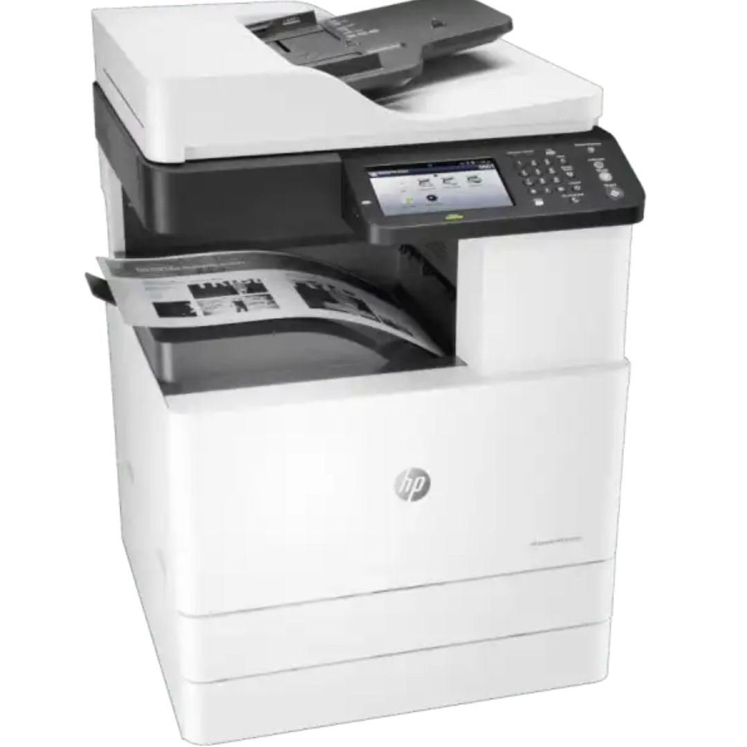 HP LaserJet MFP M72630dn Printer (A3 Monochrome Laser Multifunction Printer, Print Scan Copy Fax, Auto Duplex, 30 PPM) - Image 3