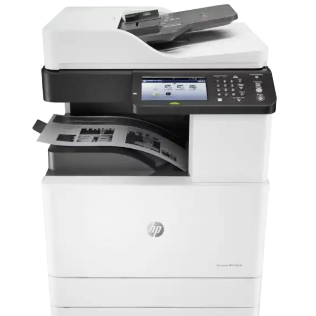 HP LaserJet MFP M72630dn Printer (A3 Monochrome Laser Multifunction Printer, Print Scan Copy Fax, Auto Duplex, 30 PPM)