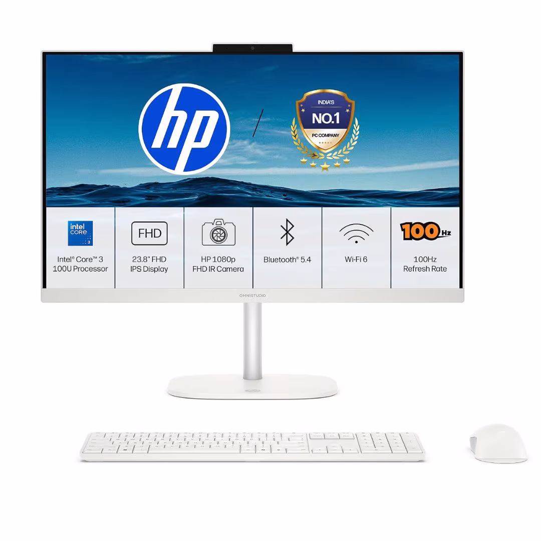 HP OmniStudio All-in-One 23.8-Inch Screen Desktop
