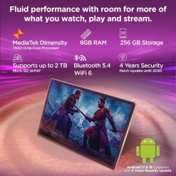 Lenovo Idea Tab Plus 12.1 inch Tablet with Dimensity 7400 (ZAHT0000IN)