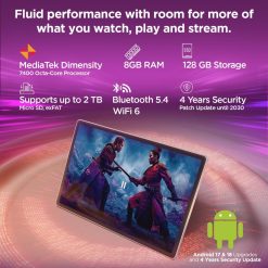 Lenovo Idea Tab Plus 12.1 inch Tablet with Dimensity 7400 (ZAHT0118IN)