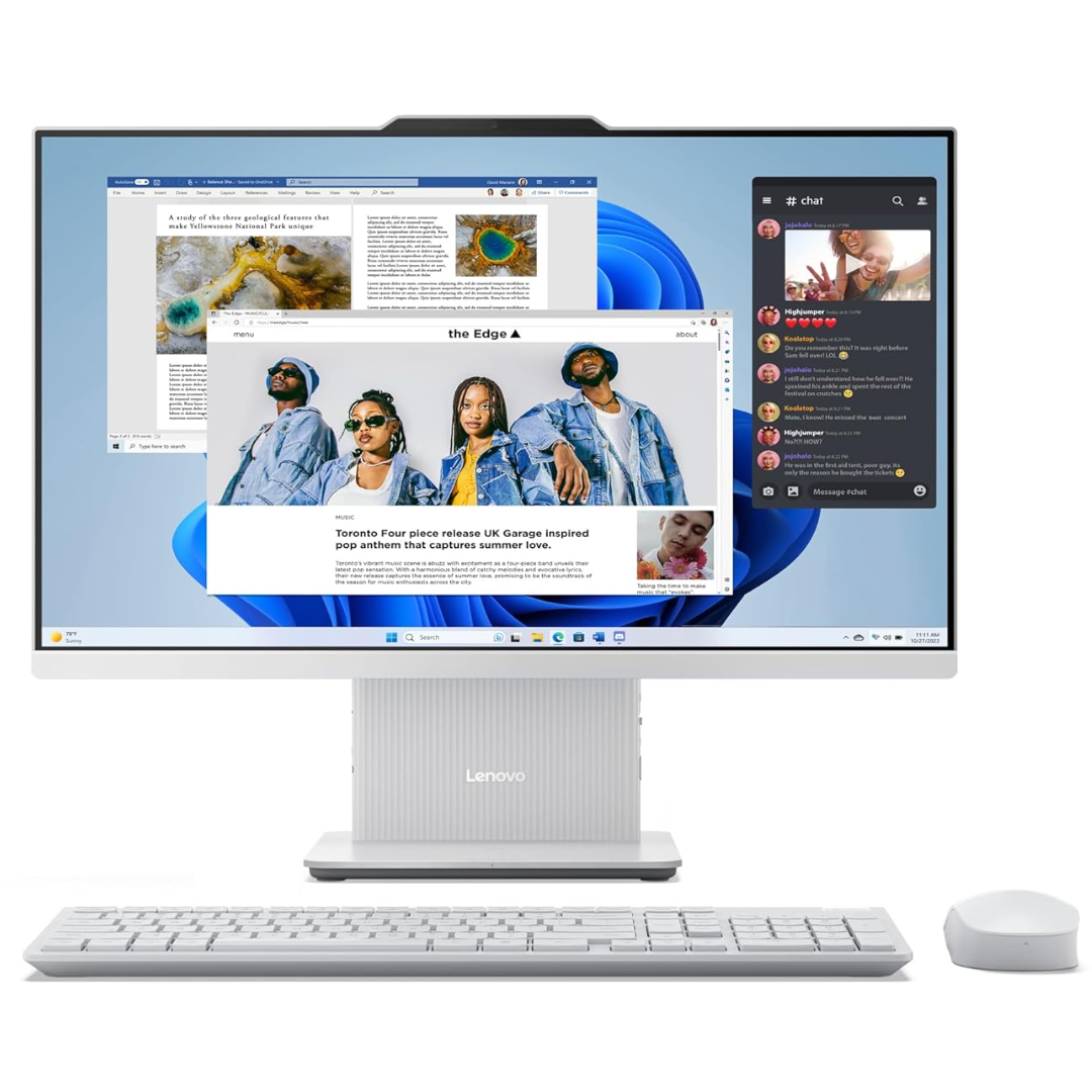Lenovo IdeaCentre 27-inch All-in-One Desktop